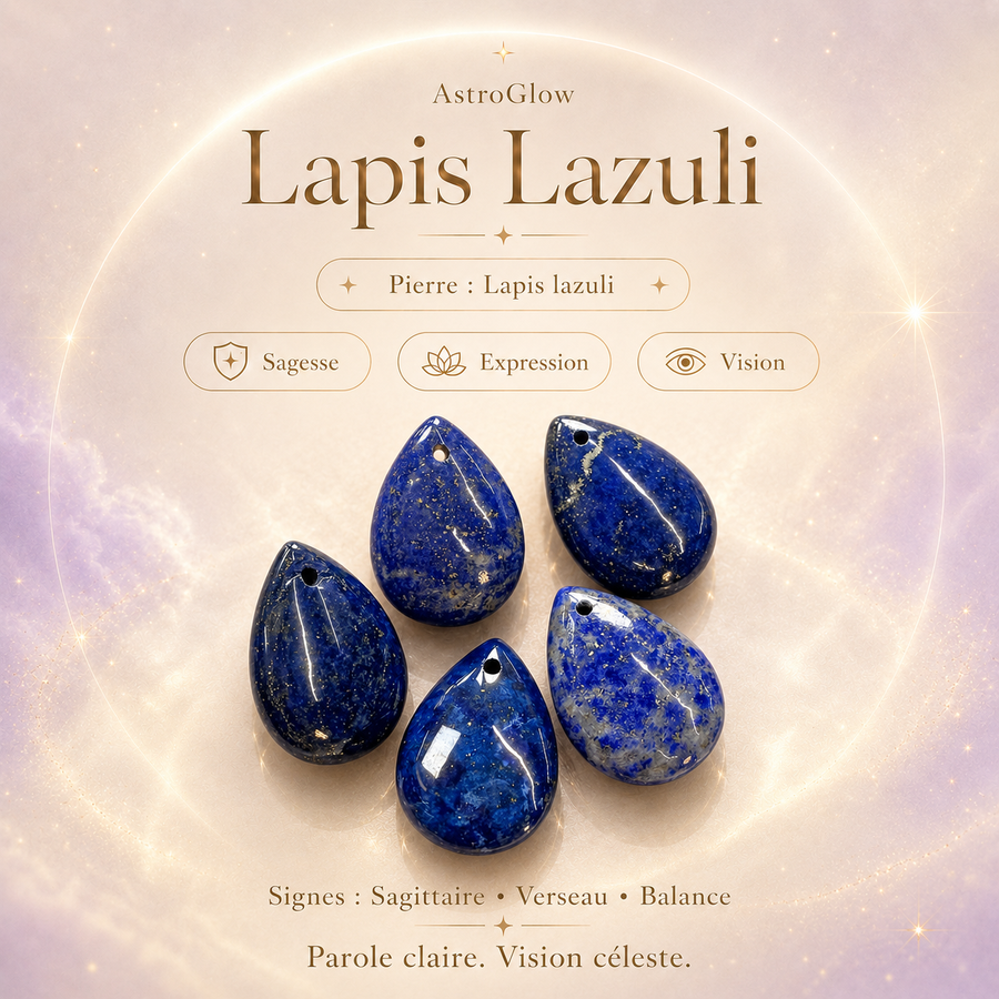 Pierre Lapis Lazuli — Sagesse, Expression & Vision Céleste