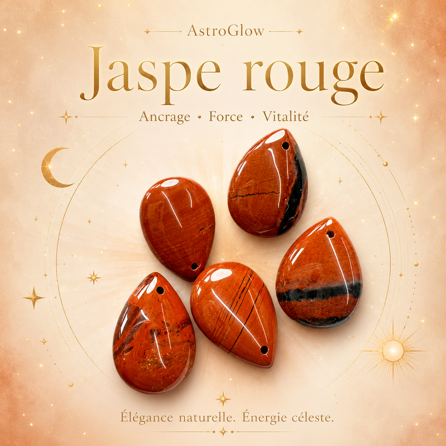 Pierre Jaspe Rouge — Ancrage, Force & Vitalité
