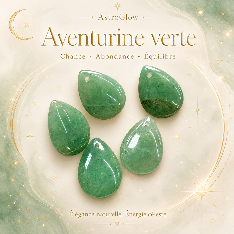 Pierre Aventurine Verte — Chance & Élan du Cœur