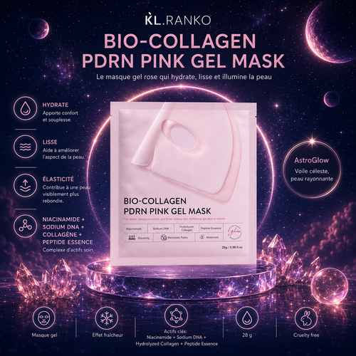 Bio-Collagen PDRN Pink Gel Mask KL.Ranko - AstroGlow