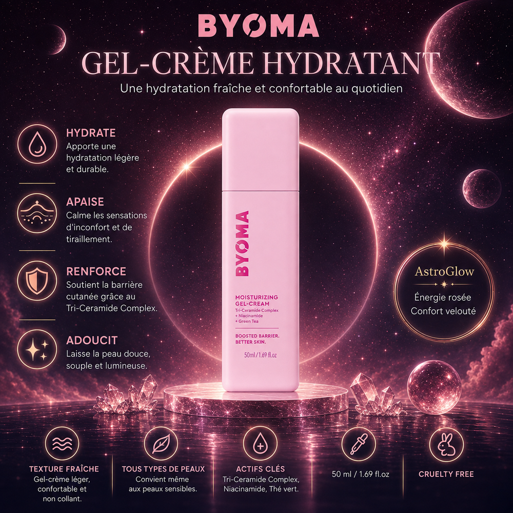 Gel-Crème Hydratant Byoma - AstroGlow