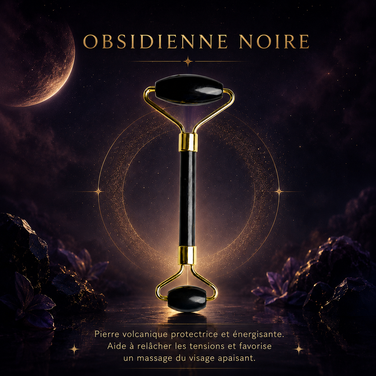Roller Obsidienne Noire – AstroGlow Protection