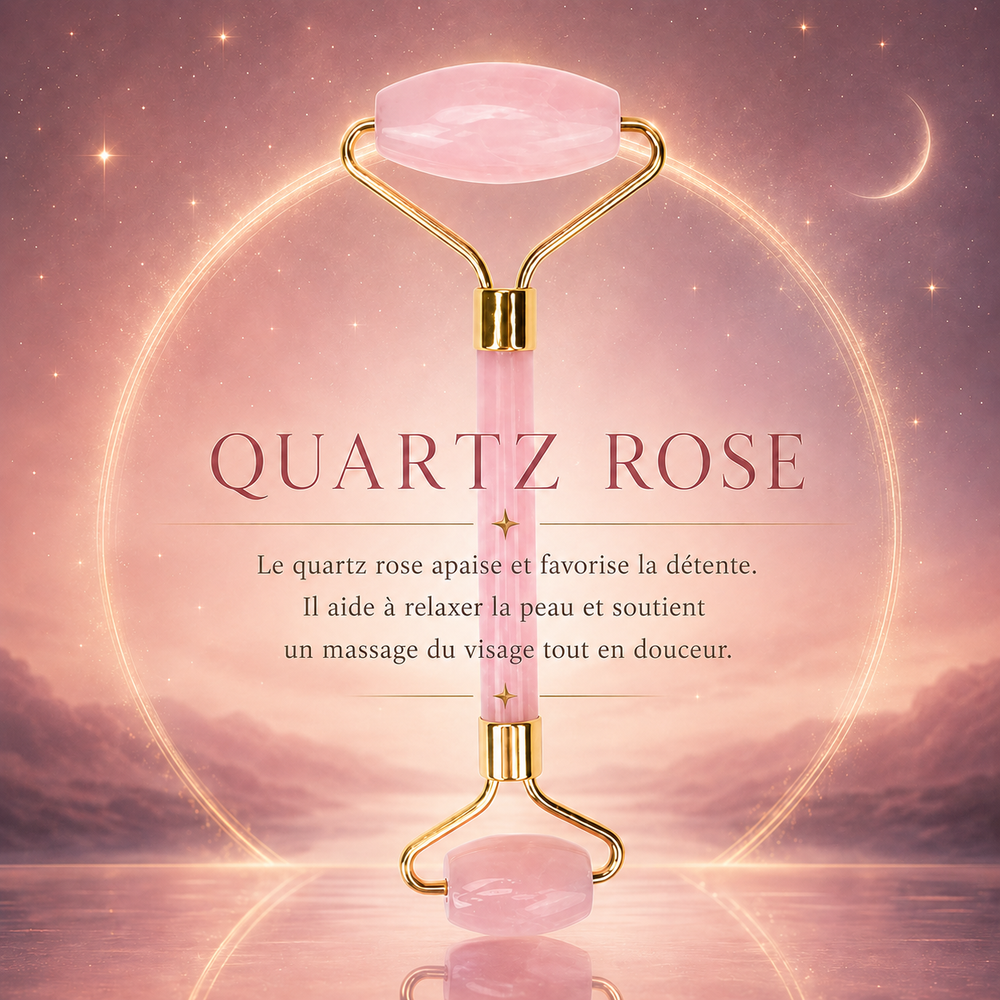 Roller Quartz Rose – AstroGlow Massage Douceur