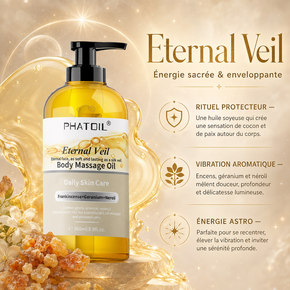 Eternal Veil Huile de Massage Corps – AstroGlow