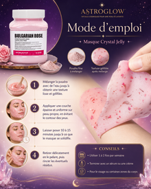 Masque Crystal Jelly Protéine de Collagène — Peau Lissée & Rebondie