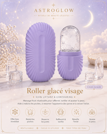 Roller Glacé Visage — Lavande · Soin Liftant & Contouring