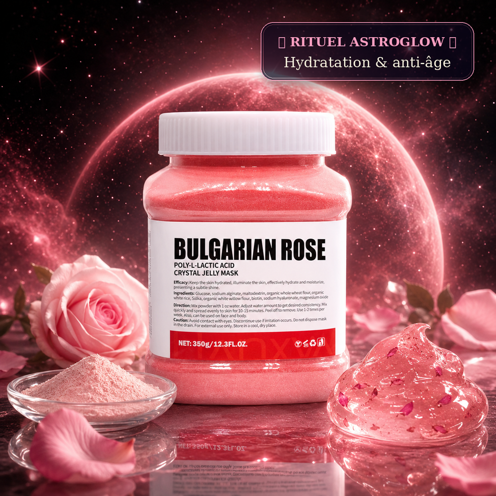 Masque Crystal Jelly Rose de Bulgarie — Éclat Floral & Jeunesse