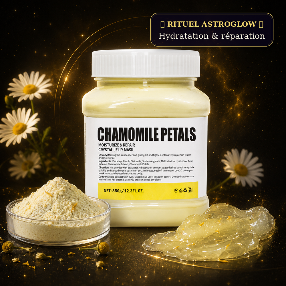 Masque Crystal Jelly Pétales de Camomille — Hydratation & Réparation Douce