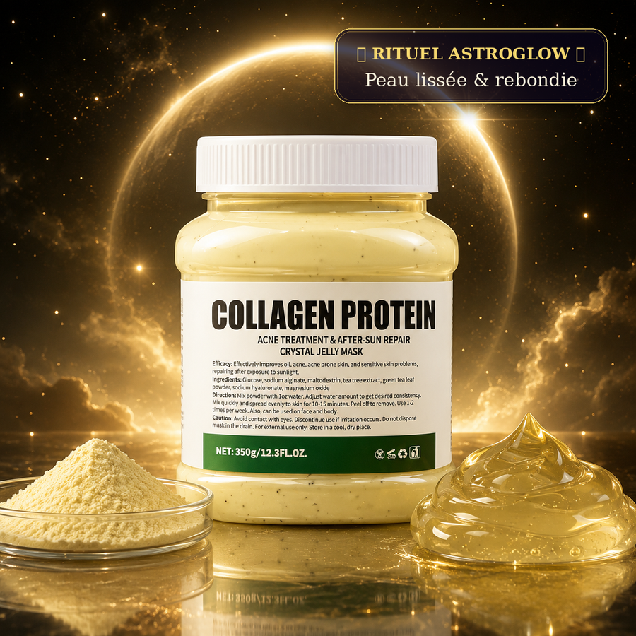 Masque Crystal Jelly Protéine de Collagène — Peau Lissée & Rebondie