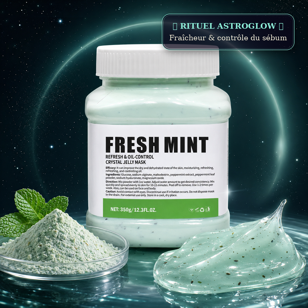 Masque Crystal Jelly Menthe Fraîche — Fraîcheur & Contrôle du Sébum