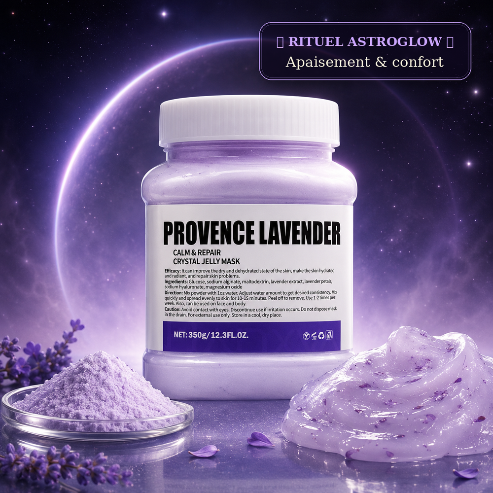 Masque Crystal Jelly Lavande de Provence — Apaisement & Confort Lunaire