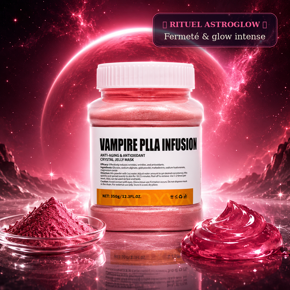 Masque Crystal Jelly Infusion PLLA Vampire — Régénération Intense & Anti-Âge