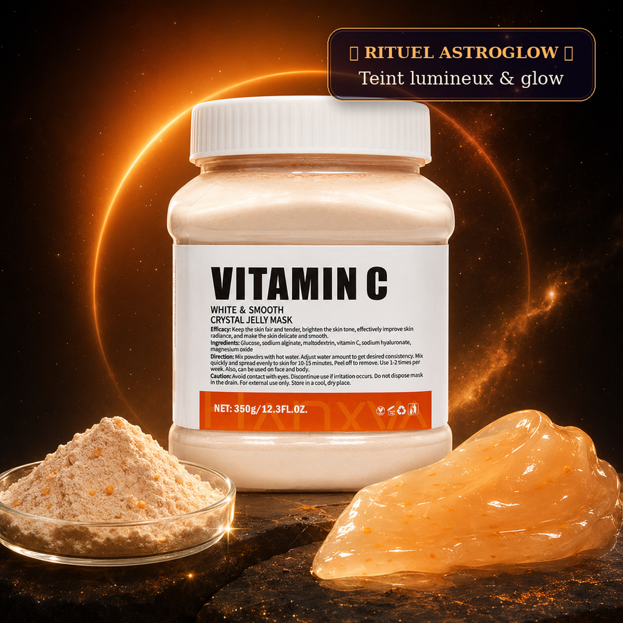 Masque Crystal Jelly Vitamine C — Éclat Solaire & Teint Unifié